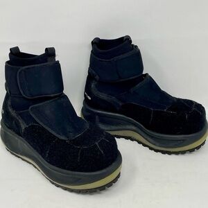 Rare Vibram Fornaria Black Winter Platform Boots Size 7